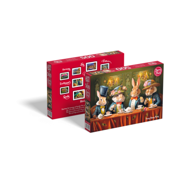 Пазл CherryPazzi 500: Вечірка у кроликів