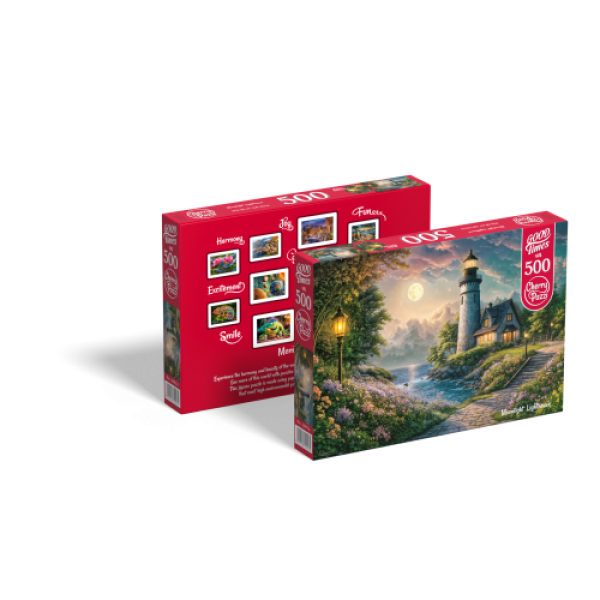 Пазл CherryPazzi 500: Місячне світло маяка
