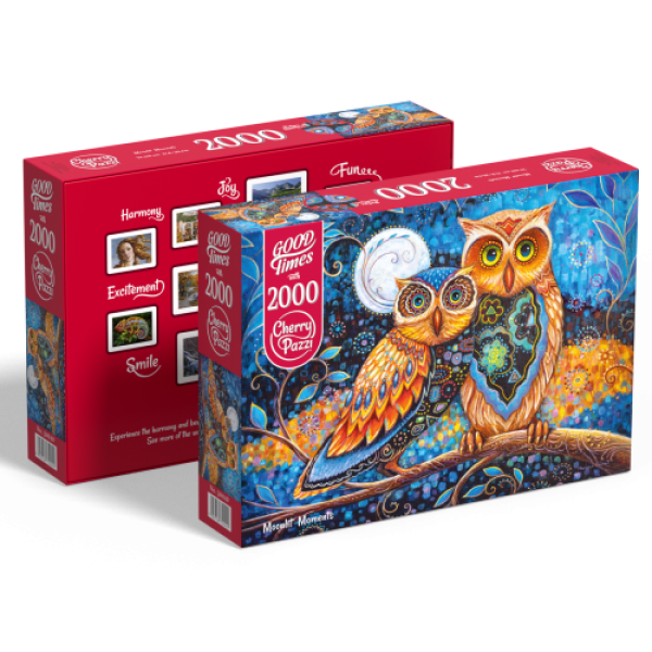 Пазл CherryPazzi 2000: Казкові сови