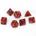 Набір кубів D&D Chessex CSX27434 (Vortex Burgundy/Gold Polyhedral 7-Die Set)