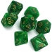 Набір кубів D&D Chessex CSX27435 (Vortex Green/Gold Polyhedral 7-Die Set)