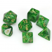 Набір кубів D&D Chessex CSX27435 (Vortex Green/Gold Polyhedral 7-Die Set)