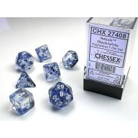 Набір кубів D&D Chessex CSX27408 (Nebula Black/White Polyhedral 7-Die Set)