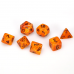 Набор костей D&D Chessex CSX27433 (Vortex Orange/Black Polyhedral 7-Die Set)