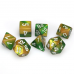 Набір кубів D&D Chessex CSX26425 (Gemini Gold-Green/White Polyhedral 7-Die Set)