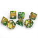 Набор костей D&D Chessex CSX26425 (Gemini Gold-Green/White Polyhedral 7-Die Set)