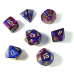 Набір кубів D&D Chessex CSX26428 (Gemini Blue-Purple/Gold Polyhedral 7-Die Set)