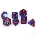 Набір кубів D&D Chessex CSX26428 (Gemini Blue-Purple/Gold Polyhedral 7-Die Set)