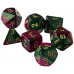 Набор костей D&D Chessex CSX26434 (Gemini Green-Purple/Gold Polyhedral 7-Die Set)