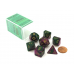 Набір кубів D&D Chessex CSX26434 (Gemini Green-Purple/Gold Polyhedral 7-Die Set)