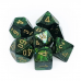 Набір кубів D&D Chessex CSX27415 (Scarab Jade/Gold Polyhedral 7-Die Set)