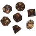 Набор костей D&D Chessex CSX27419 (Scarab Blue Blood/Gold Polyhedral 7-Die Set)