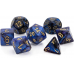 Набір кубів D&D Chessex CSX27427 (Scarab Royal Blue/Gold Polyhedral 7-Die Set)