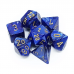 Набір кубів D&D Chessex CSX27427 (Scarab Royal Blue/Gold Polyhedral 7-Die Set)