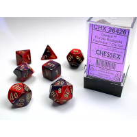 Набор костей D&D Chessex CSX26426 (Gemini Purple-Red/Gold Polyhedral 7-Die Set)