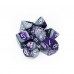 Набір кубів D&D Chessex CSX26432 (Gemini Purple-Steel/White Polyhedral 7-Die Set)