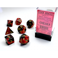 Набір кубів D&D Chessex CSX26433 (Gemini Black-Red/Gold Polyhedral 7-Die Set)