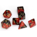 Набор костей D&D Chessex CSX26433 (Gemini Black-Red/Gold Polyhedral 7-Die Set)