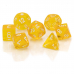 Набір кубів D&D Chessex CSX23072 (Translucent Yellow/White Polyhedral 7-Die Set)