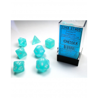 Набір кубів D&D Chessex CSX27405 (Frosted Teal/White Polyhedral 7-Die Set)