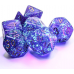 Набір кубів D&D Chessex CSX27587 (Borealis Luminary Royal Purple/Gold Polyhedral 7-Die Set)