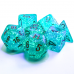 Набір кубів D&D Chessex CSX27585 (Borealis Luminary Teal/Gold Polyhedral 7-Die Set)