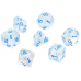 Набор костей D&D Chessex CSX27581 (Borealis Luminary Icicle/Light Blue Polyhedral 7-Die Set)