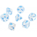 Набір кубів D&D Chessex CSX27581 (Borealis Luminary Icicle/Light Blue Polyhedral 7-Die Set)