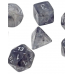 Набір кубів D&D Chessex CSX27578 (Borealis Luminary Light Smoke/Silver Polyhedral 7-Die Set)