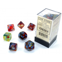 Набор костей D&D Chessex CSX27559 (Nebula Luminary Primary/Blue Polyhedral 7-Die Set)
