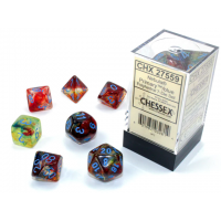 Набір кубів D&D Chessex CSX27559 (Nebula Luminary Primary/Blue Polyhedral 7-Die Set)