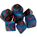 Набір кубів D&D Chessex CSX26458 (Gemini Black-Starlight/Red Polyhedral 7-Die Set)