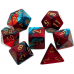 Набір кубів D&D Chessex CSX26462 (Gemini Red-Teal/Gold Polyhedral 7-Die Set)