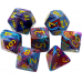 Набір кубів D&D Chessex CSX27450 (Festive Mosaic/Yellow Polyhedral 7-Die Set)