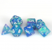 Набор костей D&D Chessex CSX27546 (Festive Waterlily/White Polyhedral 7-Die Set)