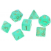 Набор костей D&D Chessex CSX27575 (Borealis Luminary Light Green/Gold Polyhedral 7-Die Set)