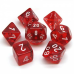 Набор костей D&D Chessex CSX23074 (Translucent Red/White Polyhedral 7-Die Set)