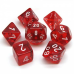 Набір кубів D&D Chessex CSX23074 (Translucent Red/White Polyhedral 7-Die Set)