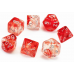 Набор костей D&D Chessex CSX27554 (Nebula Luminary Red/Silver Polyhedral 7-Die Set)