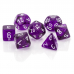 Набор костей D&D Chessex CSX23077 (Translucent Purple/White Polyhedral 7-Die Set)