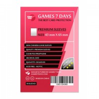 Протекторы для карт Games 7 Days 43x65 мм Premium (50 шт)