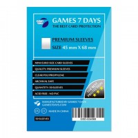 Протекторы для карт Games 7 Days 45x68 мм Premium (50 шт)