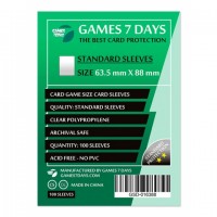 Протектори для карт Games 7 Days 63,5x88 мм (100 шт)