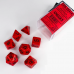 Набір кубів D&D Chessex CSX25414 (Opaque Red/Black Polyhedral 7-Die Set)