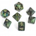 Набор костей D&D Chessex CSX20415 (Scarab Jade/Gold Mini Polyhedral 7-Die Sett)