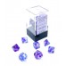 Набор костей D&D Chessex CSX20557 (Nebula Luminary Nocturnal/Blue Mini Polyhedral 7-Die Set)