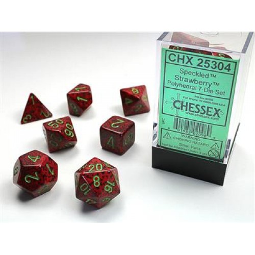 Набор костей D&D Chessex CSX25304 (Speckled Strawberry Polyhedral 7-Die Set)