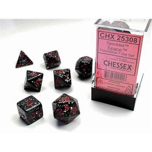 Набір кубів D&D Chessex CSX25308 (Speckled Space Polyhedral 7-Die Set)