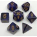 Набор костей D&D Chessex CSX25337 (Speckled Golden Cobalt Polyhedral 7-Die Set)