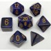 Набір кубів D&D Chessex CSX25337 (Speckled Golden Cobalt Polyhedral 7-Die Set)